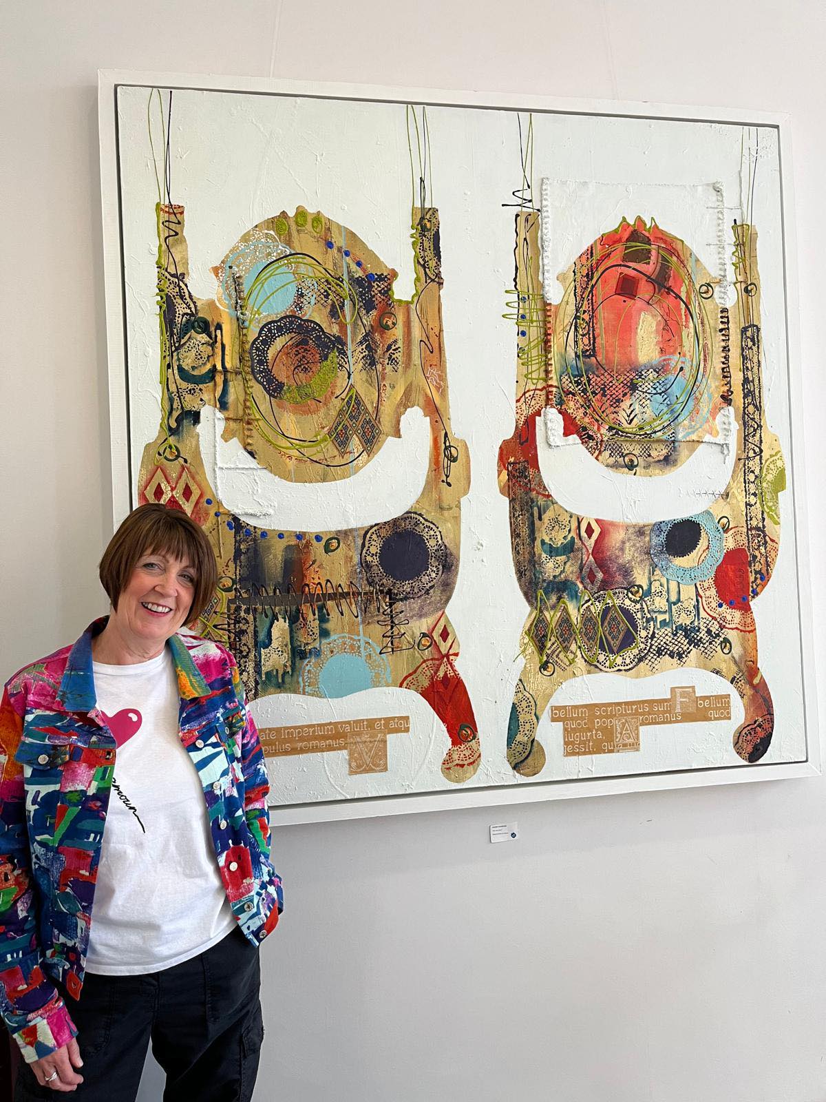 Artist Joanne Thompson at 54 St James Street